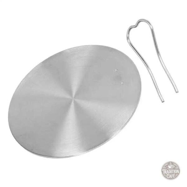 Plaque en inox pour systèmes de cuisson à induction