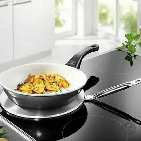 Accessoire de cuisine pour plaques à induction avec ergonomie