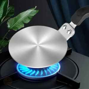 Plaque induction acier inoxydable pour adaptateur
