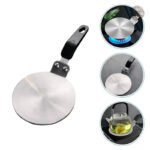 Accessoire induction en acier inoxydable, plaque adaptée