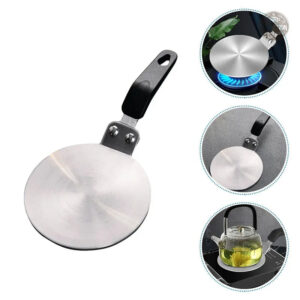Accessoire induction en acier inoxydable, plaque adaptée