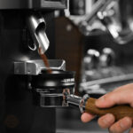 Anneau pour café, noir, 58 mm, usage magnétique
