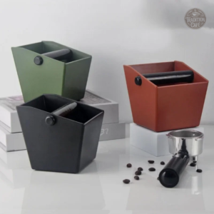 Accessoire barista : boîte à marc avec barre amovible