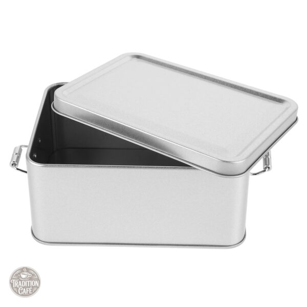 Conteneur en fer blanc idéal pour stocker des biscuits et gâteaux