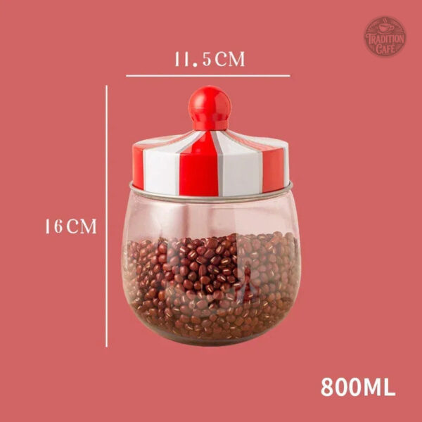 Rangement esthétique pour biscuits et douceurs variées