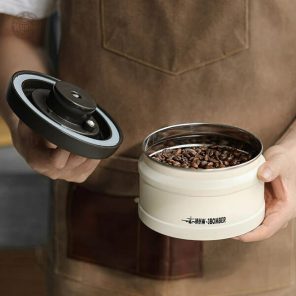 Récipient hermétique pour conservation du café
