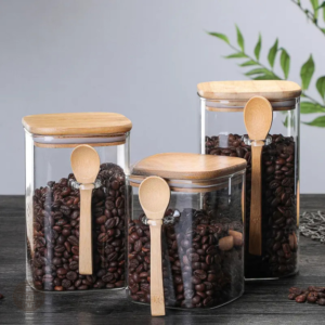 Récipient à café transparent pour une conservation optimale