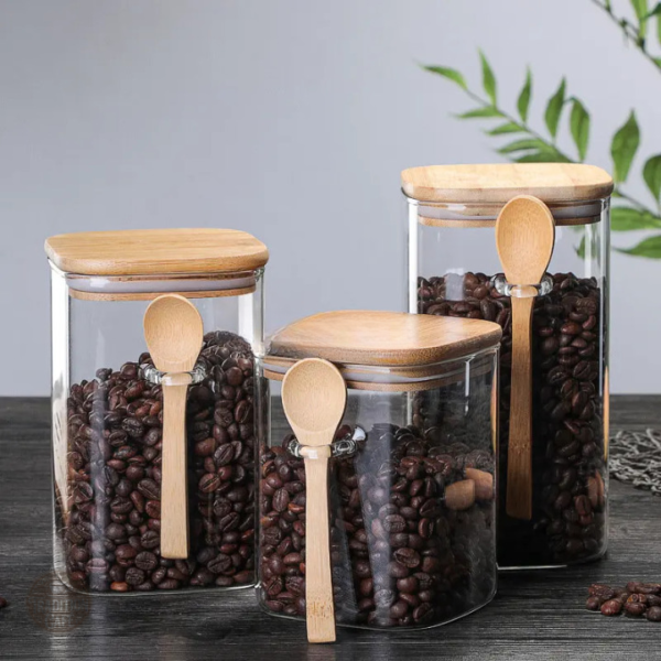 Récipient à café transparent pour une conservation optimale