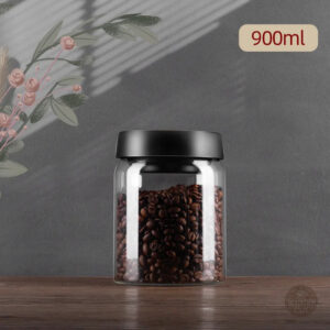 Récipient transparent pour conserver le café frais