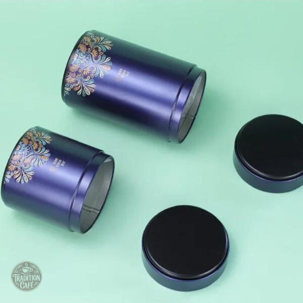 Rangement élégant en métal pour dosettes de café