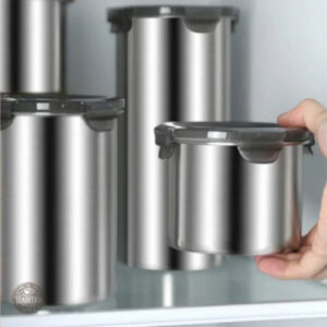 Accessoire de cuisine élégant en inox hermétique