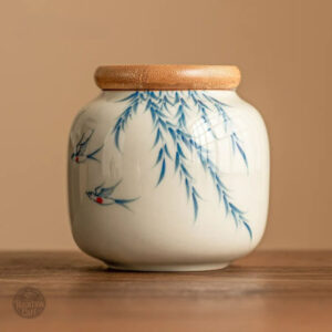 Boîte à thé hermétique en porcelaine et céramique