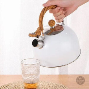 Design élégant de bouilloire 1L avec finition en inox