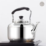 Design argenté pour bouilloire 1L en inox