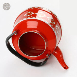 Bouilloire Vintage Élégante Rouge