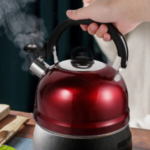 Bouilloire Rouge en Acier Inoxydable pour un style moderne