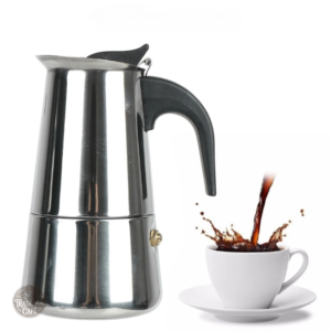 Cafetière Italienne 6 Tasses en Acier Inoxydable