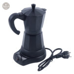 Cafetière Électrique en Aluminium pour 6 Tasses