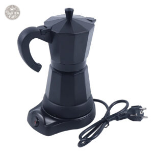 Cafetière Électrique en Aluminium pour 6 Tasses