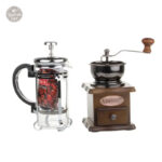 Presse Française et Moulin à Café Manuel Vintage