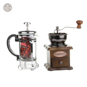 Presse Française et Moulin à Café Manuel Vintage