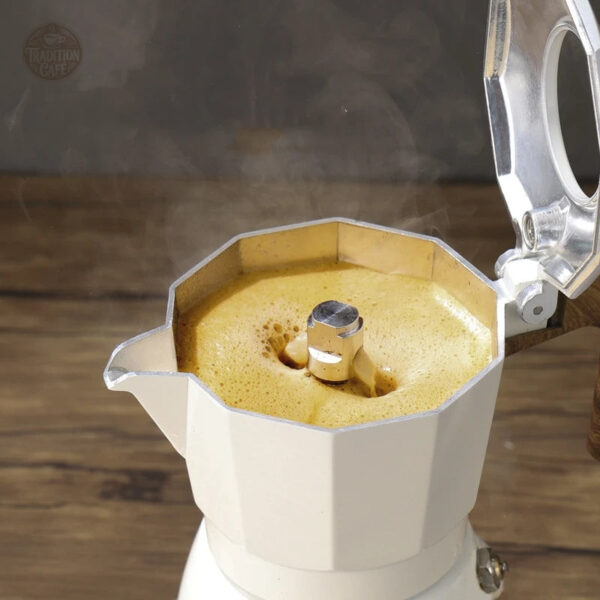 Cafetière Italienne à Double Soupape, 150 ml