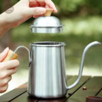 Cafetière Col de Cygne 650 ml en acier inoxydable