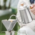 Cafetière en acier inoxydable, capacité 650 ml