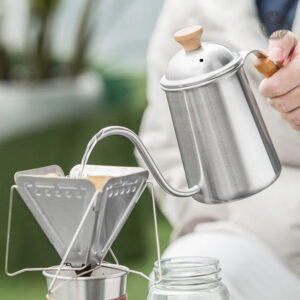 Cafetière en acier inoxydable, capacité 650 ml