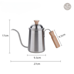 Cafetière élégante avec bec verseur Col de Cygne
