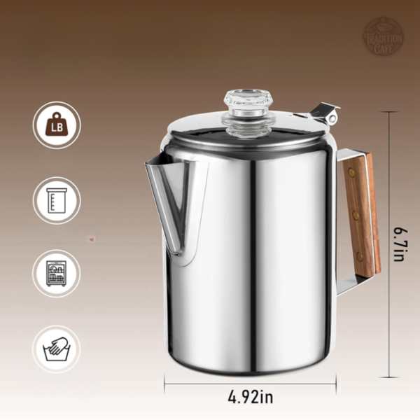 Cafetière classique au design rétro