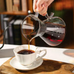 Cafetière en verre pour préparation de café