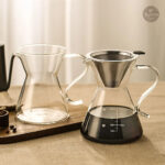 Verre de cafetière avec design moderne
