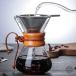 Cafetière en verre pour un café savoureux