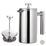 Cafetière à piston isotherme, design pratique et élégant