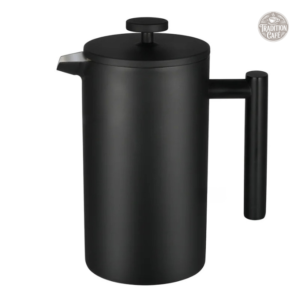 Cafetière à piston isotherme inox noir pour un café savoureux