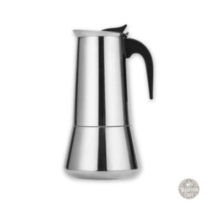 Cafetière Italienne 12 Tasses en Acier Inoxydable