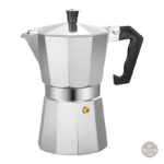 Cafetière Italienne 2 Tasses Argentée classique