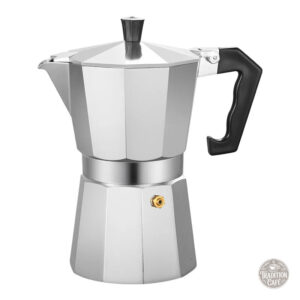 Cafetière Italienne 2 Tasses Argentée classique