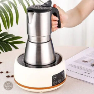 Cafetière Italienne résistante, parfaite pour tous les feux