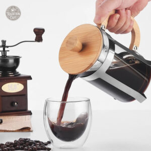 Cafetière à piston pour un café savoureux et riche