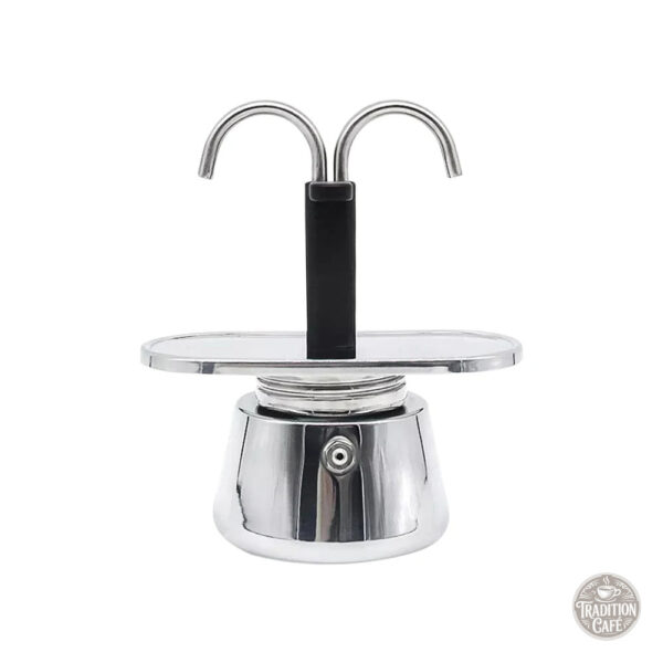 cafetiere-moka-double-tete-acier-inoxydable-1 Cafetière italienne en acier inoxydable à double tête