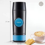 Cafetière pratique pour capsules et café moulu