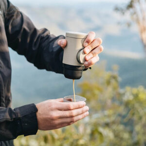 Cafetière Portable design compact pour capsules