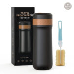 Cafetière portable en acier inoxydable à pression