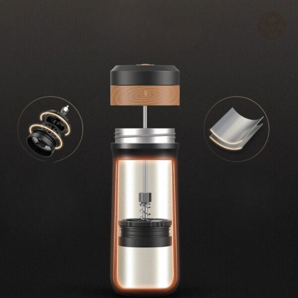 Cafetière pratique en inox pour un café savoureux