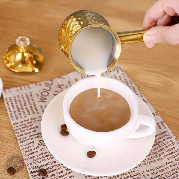 Cafetière traditionnelle turque en acier inoxydable