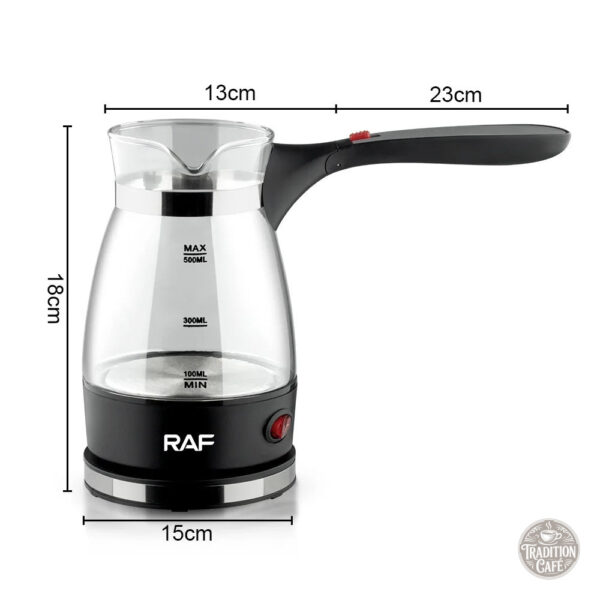 Design moderne en acier inoxydable pour café turc