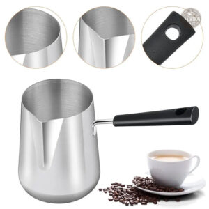 Cafetière Turque en acier inoxydable pour un café authentique
