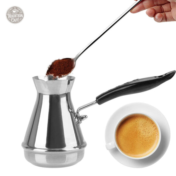 Cafetière Turque en inox pour un café traditionnel